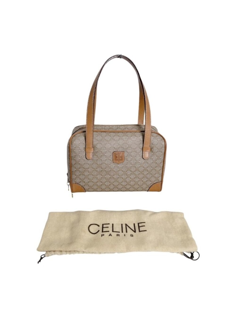 Celine Triomphe Mini Bag Macadam Brown